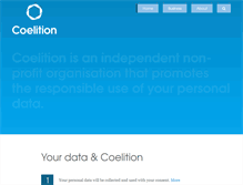 Tablet Screenshot of coelition.org